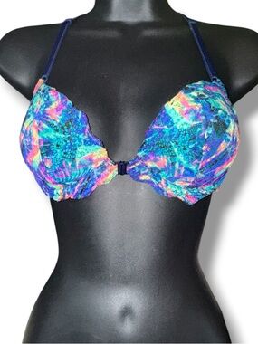 Victoria’s Secret PINK multicolor lace Date Racerback bra